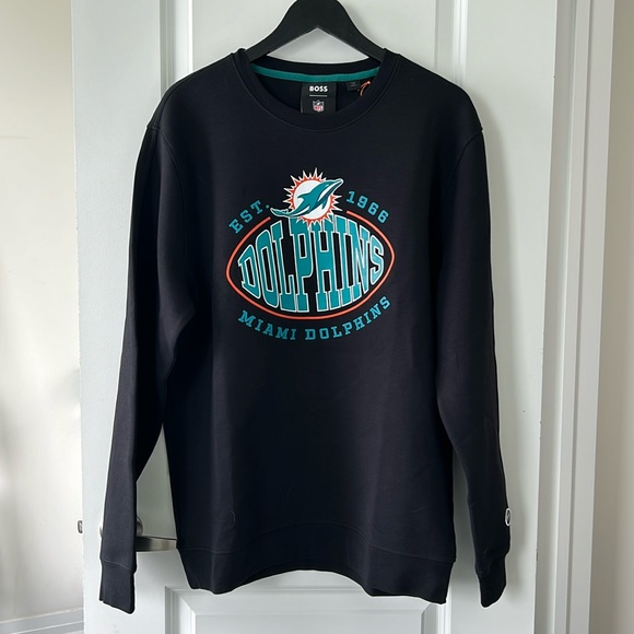 BOSS X NFL COTTON-BLEND SWEATSHIRT - Picture 3 of 10